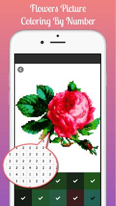 Flowers Picture Coloring - Screenshot 2