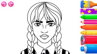 Kids Coloring Games for Girls - Screenshot 1