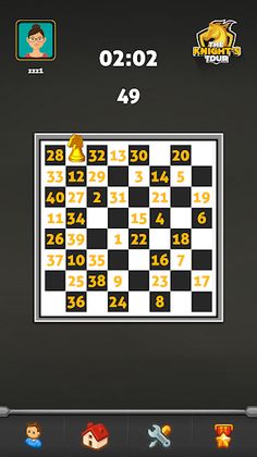 The Knight's Tour Puzzle - Screenshot 4