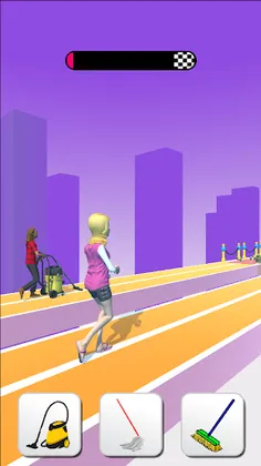 Cleaner Run Girl Cleaning Game - Screenshot 2