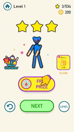 Huggy Wuggy Stickman - Screenshot 3