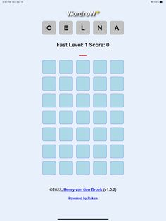 Wordrow+, quick fun word game. - Screenshot 3