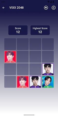 VIXX 2048 Game - Screenshot 4
