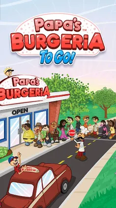 Papa's Burgeria to Go! - Screenshot 1