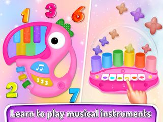 Real Pink Piano For Girls - Screenshot 1