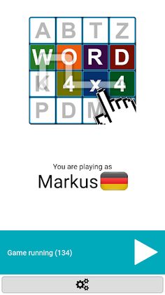 Word Search 4x4 Online - Screenshot 1