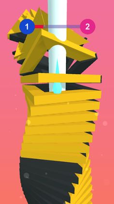 Jump Ball - Bounce Helix Stack - Screenshot 1