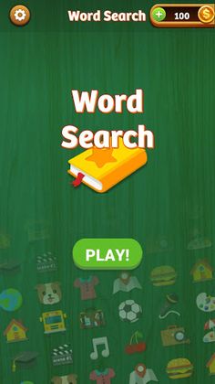 Word Search Game in English - Screenshot 1