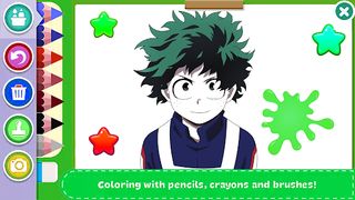 MY Hero Academia coloring book - Screenshot 2