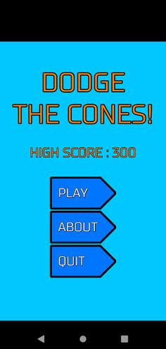 Dodge The Cones - Screenshot 1