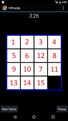 15Puzzle - Screenshot 1