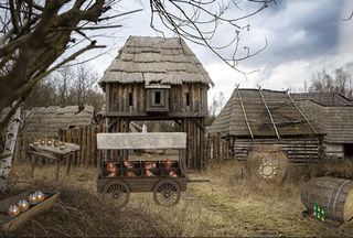 Vintage Medieval House Escape - Screenshot 1