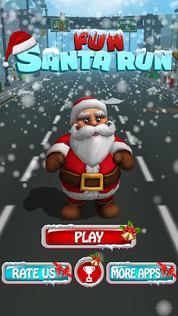 Fun Santa Run-Christmas Runner - Screenshot 1