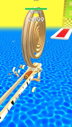 Wood Cutting games 3d - Screenshot 2