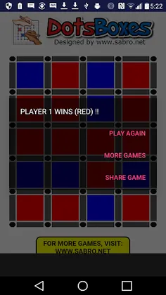 DotsBoxes Dots and Boxes Game - Screenshot 3