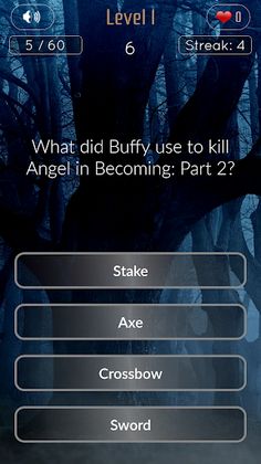 Buffy the Vampire Slayer Trivi - Screenshot 1