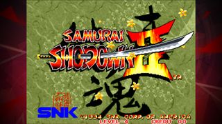 SAMURAI SHODOWN II ACA NEOGEO - Screenshot 1