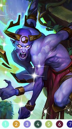 Monster Paint by Number - Screenshot 2