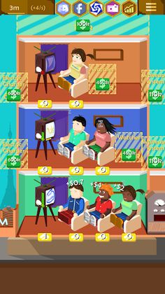 Ads Factory: TV Idle Clicker - Screenshot 1
