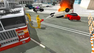 Fire Truck Rescue Simulator - Screenshot 2