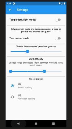 Hangman - classic word game - Screenshot 2