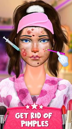 ASMR Doctor Game: Happy Makeup - Screenshot 2