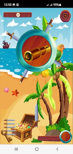 Pirate knife game - Screenshot 3