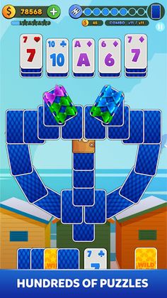 Solitaire Jazz Travel - Screenshot 2