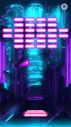 Bounce and break neon - Screenshot 1