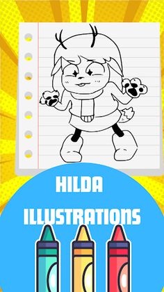 Hilda Coloring - Screenshot 3