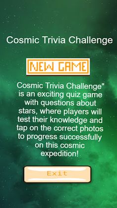 Cosmic Trivia Challenge - Screenshot 1