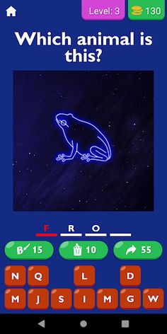 Guess Neon Animal Game - Screenshot 4