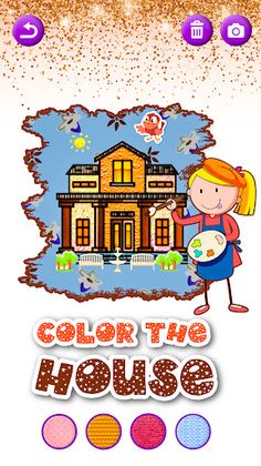 Color By Number Home Coloring - Screenshot 2