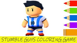 Stumble Guys 2: Coloring Game - Screenshot 1