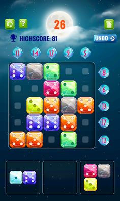 Math on bricks - Number puzzle - Screenshot 2