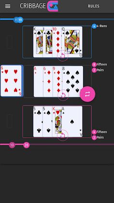 Cribbage One card game - Screenshot 4