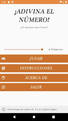 Adivina el número - Screenshot 1
