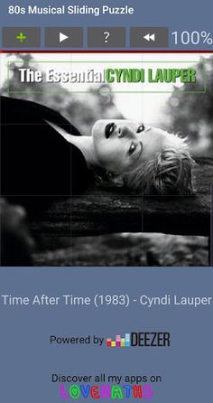 80s Musical Sliding Puzzle - Screenshot 3