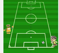 soccer practice pong game - Screenshot 2