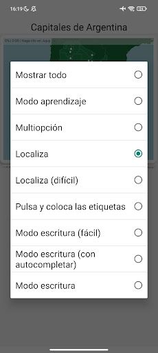 Capitales de Argentina Juego - Screenshot 2