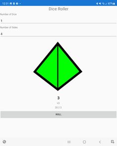 Dice Roller - Screenshot 2
