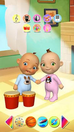 Talking Baby Twins Newborn Pro - Screenshot 1