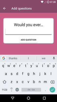 Would you ever? - Drinking Gam - Screenshot 4