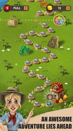 Montesuma Islands - Match 3 - Screenshot 2