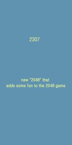 2307 - Another 2048 - Screenshot 1