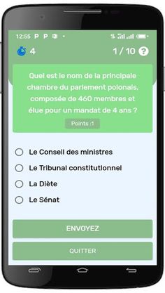 Quiz Pologne - Screenshot 3