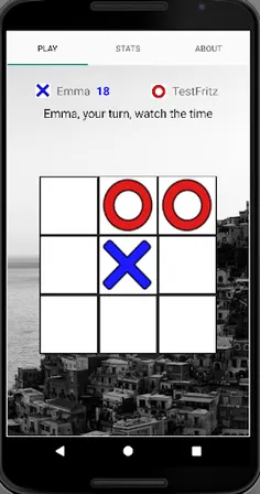 Multiplayer-TicTacToe, IBW Sem - Screenshot 1