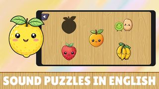 Sound puzzles for kids - Screenshot 2