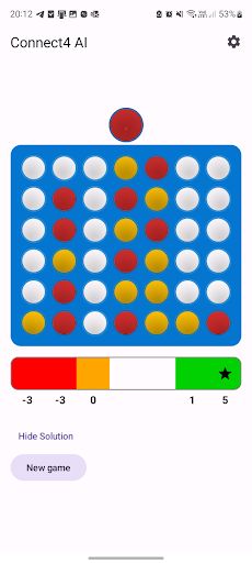4 in a row - AI & Solver - Screenshot 3