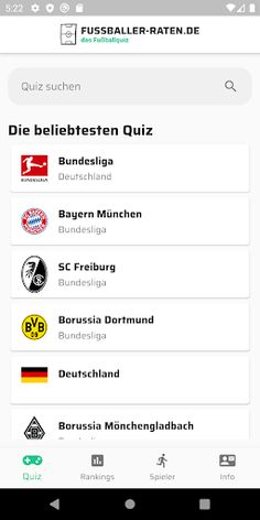 Fußballer raten - das Fußballq - Screenshot 1